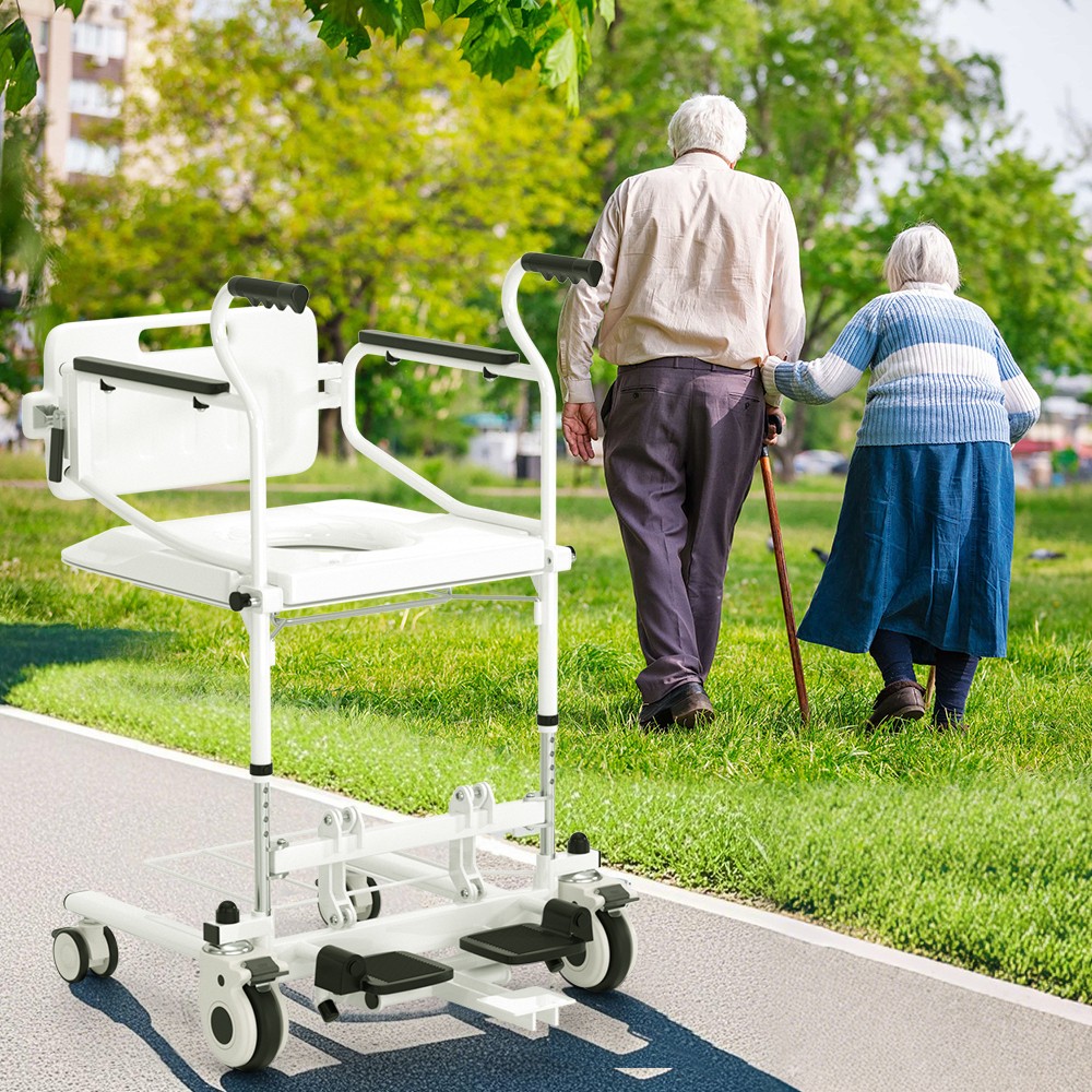 Patient Chair Transferred Lift Wheelchair Removable Split Type 250 lb`