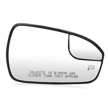 Right Passenger Side View Heated Mirror Glass for 2013 Passenger Right Side