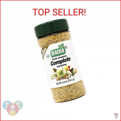 Badia Complete Seasoning, 6 oz - All-Purpose Spice Blend of Garlic, Onion, Salt,