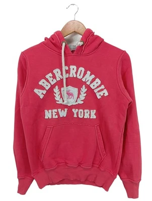 ABERCROMBIE & FITCH Sweat à capuche Dames Sweat T EU 36 rose style décontracté - Photo 1/4