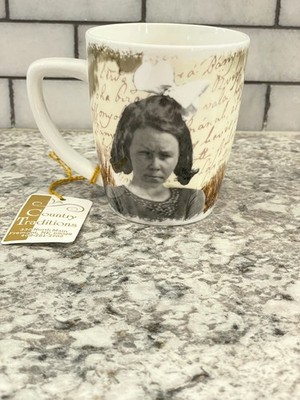 Enesco Coffee Mug, Holy Crap ''Friends List'' Bone China, By Erin Smith, 4'' x 3.5''