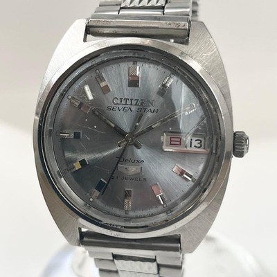 Citizen Seven Star Deluxe Automatic Dress Watch 35mm Mens wrist Vintage