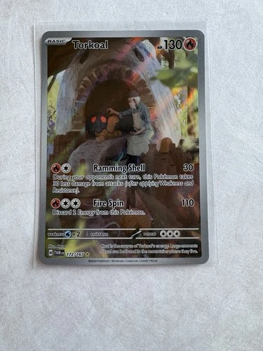 Torkoal 172/167 Twilight Masquerade Illustration Rare Holo NM