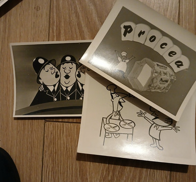 Vintage TV Werbung Fotos Procea Brot / Speck usw