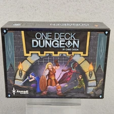 One Deck Dungeon Game Asmadi Games Cards Dice Complete Unused 2019 