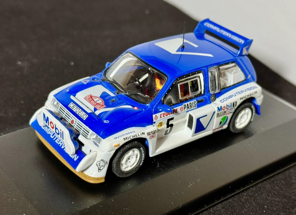 MG METRO 6R4 COMPUTERVISION #5 T.POND-R.ARTHUR RALLYE MONTECARLO 1986 IXO 1:43 - Immagine 2 di 4