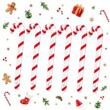6pcs 35 Inch Inflatable Christmas Candy Cane for Christmas Decorations 6PC-A