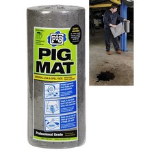 Universal 15 x 50 Lightweight Absorbent Mat Roll for Spills and Leaks
