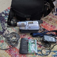 Sony DCR-TRV340 Digital8 WORKING Hi8 8mm Camcorder NightShot Video Player Bundle