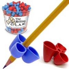The Pencil Grip Writing CLAW for Pencils and Utensils, Medium Size, 6 Count Blue