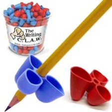 The Pencil Grip Writing CLAW for Pencils and Utensils, Medium Size, 6 Count Blue