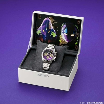 SEIKO 500 TYPE EVA Wristwatch Shinkansen 500Series Watch Neon