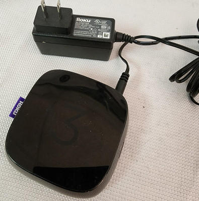 Roku 3 Streaming Media Player with AC Adaptor