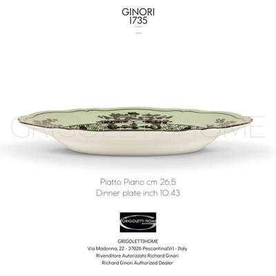 Richard Ginori Oriente Italiano Bario Set of 4 Dinner Plates 26,5