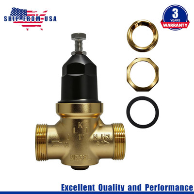 1'' NR3XL RV Water Pressure Regulator Reducing Valve 1-NR3XLDU Double Union FNPT