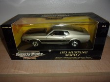 1:18 ERTL American Muscle 1973 Ford Mustang Mach 1 Silver