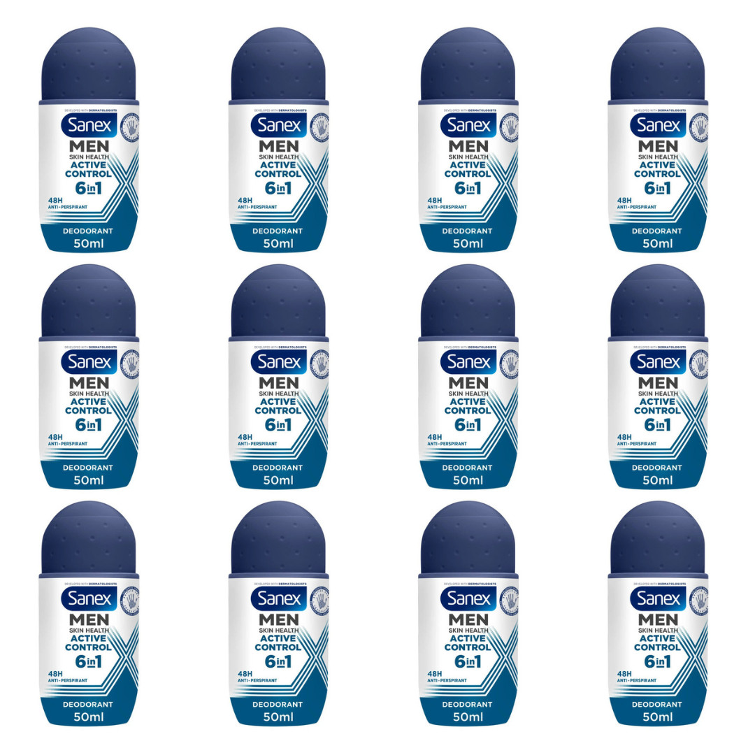 SANEX MEN ACTIVE CONTROL 48H ANTI-PERSPIRANT 50ML - Image 5