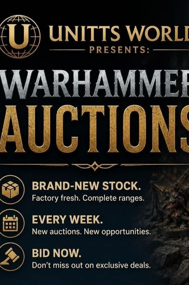 Warhammer Auctions!!!  Brand New Products!