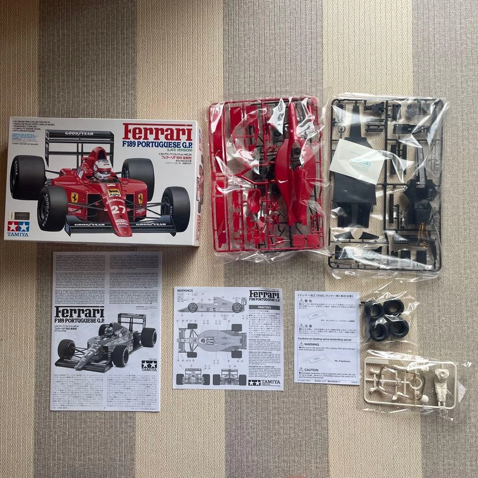 Tamiya Ferrari 641 F189 Scala 1/20 Model Studio 27 Transformer Kit Set Nuovo - Immagine 2 di 4