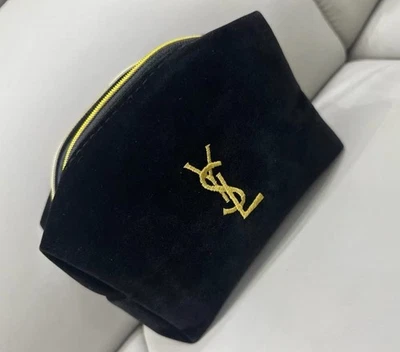 Yves Saint Laurent Kosmetiktasche YSL schwarz Make-up