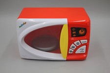 Kids Toy Microwave Lights Sounds Interactive Pretend Play Appliance Red WORKS 