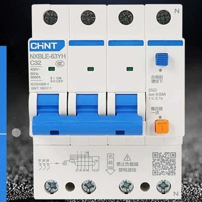 1PC New CHNT NXBLE-63YH 3P C32 Leakage Circuit Breaker Protector