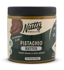 Nutty Novelties Pistachio Butter   All-Natural, Rich  Creamy Spread 8oz 