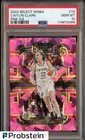 2024 Select WNBA Pink Ice #72 Caitlin Clark RC Rookie PSA 10 GEM MINT