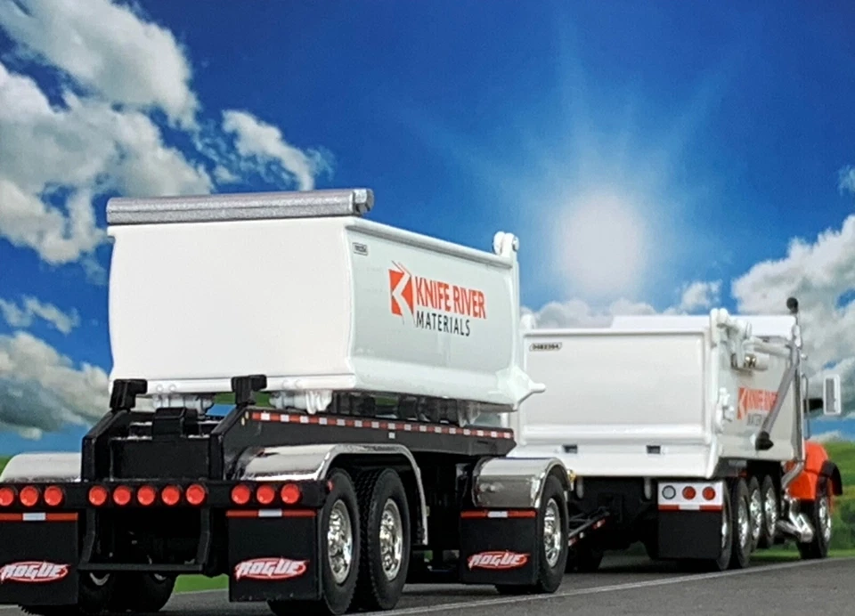 1/64 DCP KENWORTH T880 ROGUE DUMP AND TRANSFER TRAILER TT&C SHOW TRUCK - Image 2 of 4