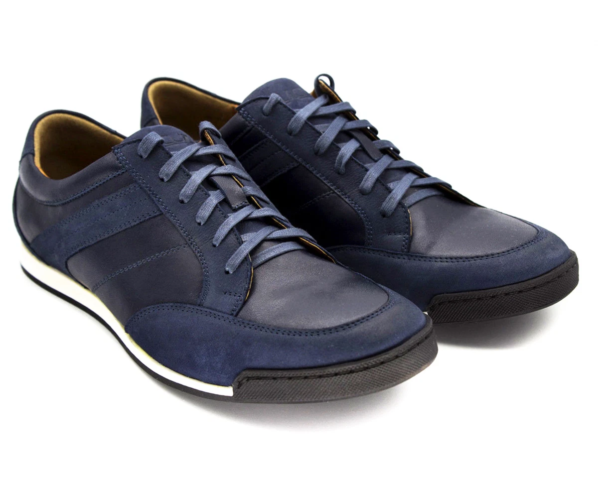 Blue suede cheap trainers mens