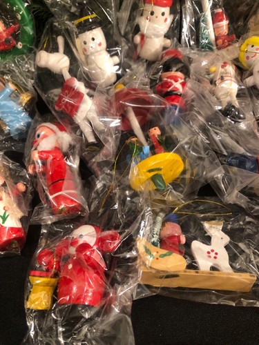 Vintage Christmas~ Wood Christmas Ornaments~ NOS ~ NIB ~ Taiwan ~ 21 Ornaments - Picture 7 of 14