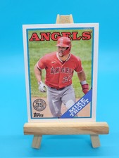 2023 Topps Series 1 Mike Trout T88-45 1988 Topps Insert Los Angeles Angels