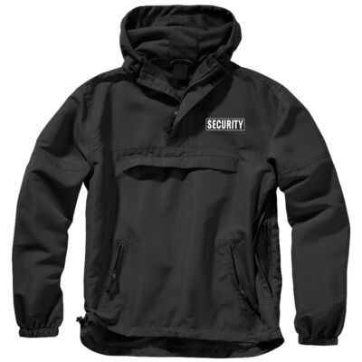 Herren Männer Schlupfjacke Windbreaker Patch SECURITY Wachschutz Firma privat