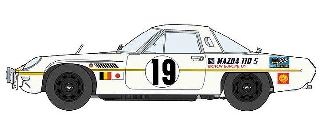 Hasegawa CH50 - 1/24 Mazda Cosmo Sport, 1968 Marathon de la Route Super Detail