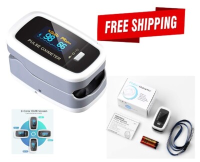 Fingertip Pulse Oximeter OLED Display, SpO2 Blood Oxygen Finger Oximeter