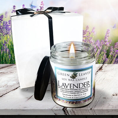Lavender Candle, Soy Candle, Candles for Home Scented, Candle Gifts, Hand Poured