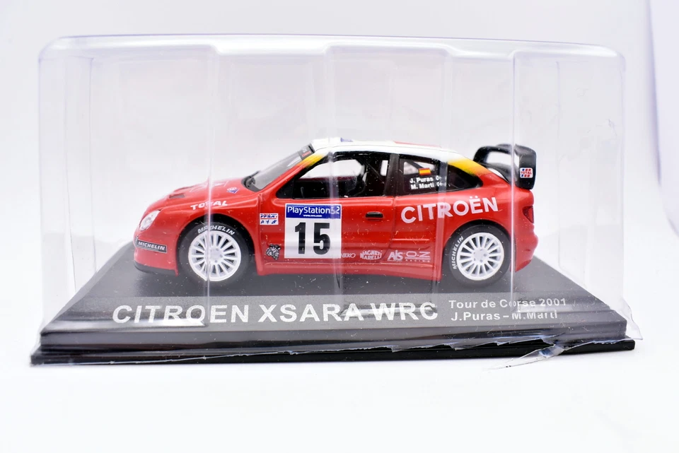 Modellino auto rally 1:43 Citroen Xsara WRC IXO diecast modellismo collezione - Immagine 2 di 3