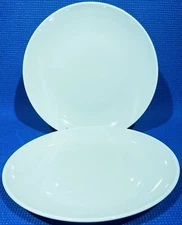 Lot Of 2 ~ Project 62 Stoneware 10” Dinner Plates Light Sea Green ~ EC!!