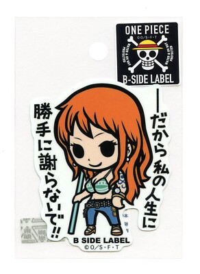 Nami Sticker One Piece Vol.4 B-Side Label Japan Exclusive WATERPROOF