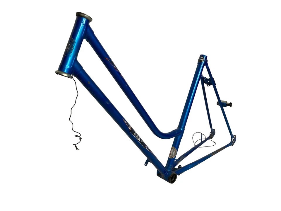 Klasse Fahrradrahmen Stahl RH 53cm 28" Blau Hebie-Trumpf Oldtimer W.Germany - Bild 2 von 4