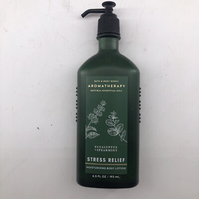 BATH & BODY WORKS AROMATHERAPY STRESS RELIEF EUCALYPTUS + SPEARMINT BODY LOTION