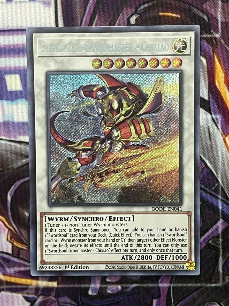 YuGiOH Complete Swordsoul Tenyi Deck! Emergence Chixiao Mo