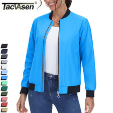 Women's Bomber Jacket Lightweight Casual Travel Windbreaker Spring Fall Jackets