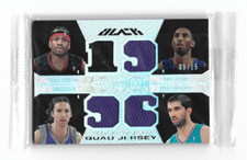 2006-07 UD BLACK  Kobe Bryant &A.Iverson &S.Nash &P.Stojakovic QuadJersey #9/15