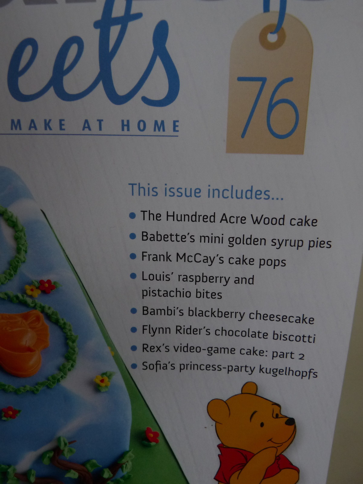 EAGLEMOSS DISNEY CAKES & SWEETS WINNIE THE POOH CHARACTER MOULD No 76