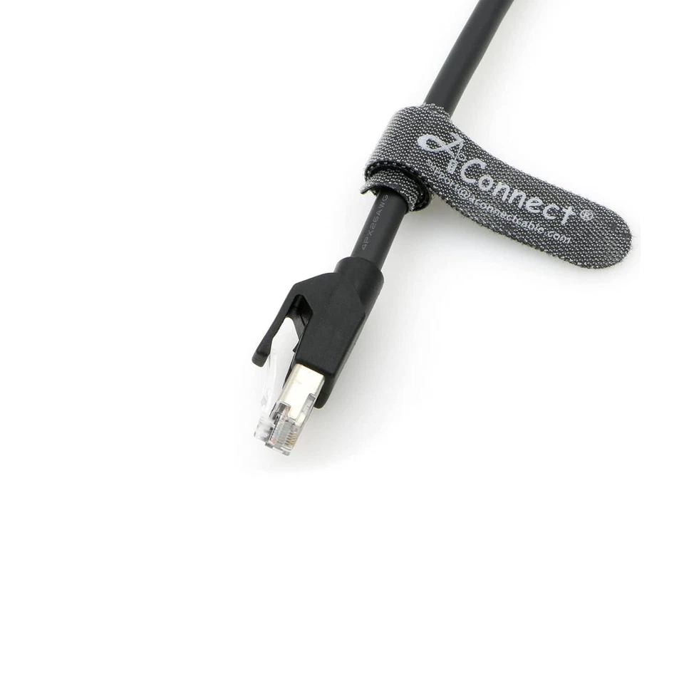 M12-A-Code-RJ45-Ethernet-Cable for Cognex DM300 M12 8-Pin A-Code Male to RJ45 - Image 2 of 4