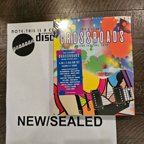 4 CD + 2 Bluray Eric Clapton - Crossroads Guitar Festival 2023 NEW/SEALED *Bump