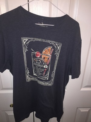 Banana Republic Mens Graphic Tee Blue 