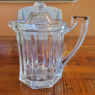Krys-Tol Sanitare Ice Jug Pitcher with locking lid 44oz 10'' Tall READ