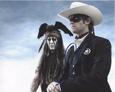ARMIE HAMMER SIGNED THE LONE RANGER 8x10 PHOTO W/COA BIRTH OF A NATION
